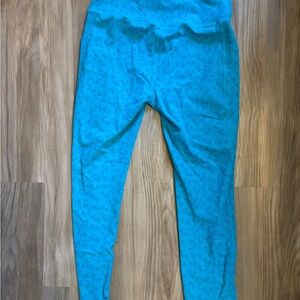 Ryderwear Kids Turquoise Leopard Leggings